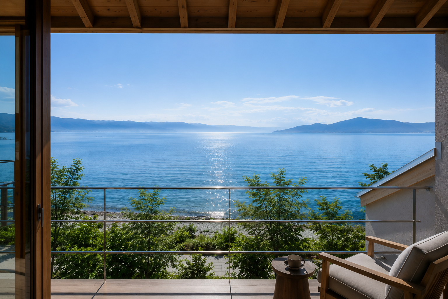 Lake Biwa Terrace View
