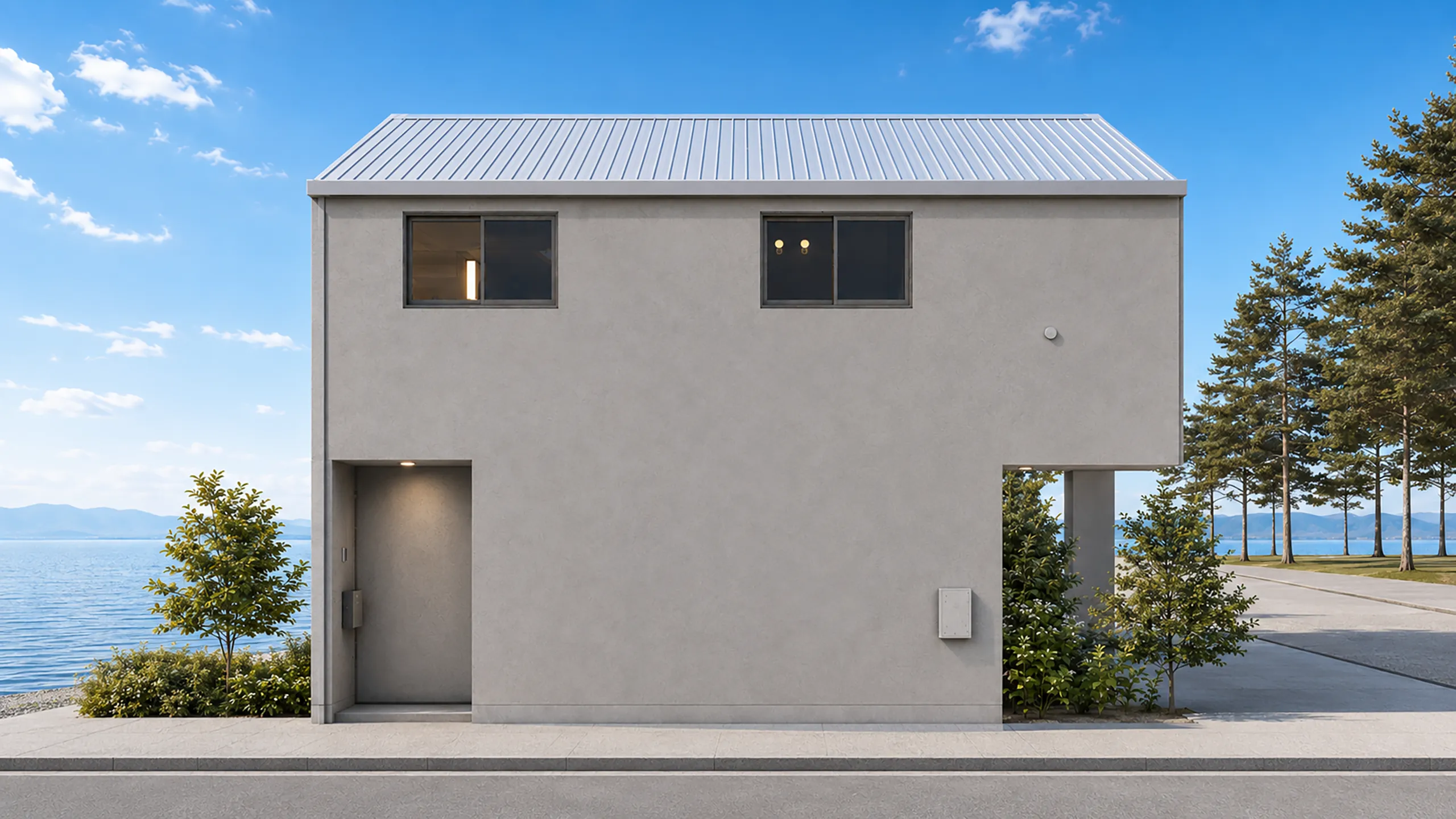 Building Exterior CGI rendering 2