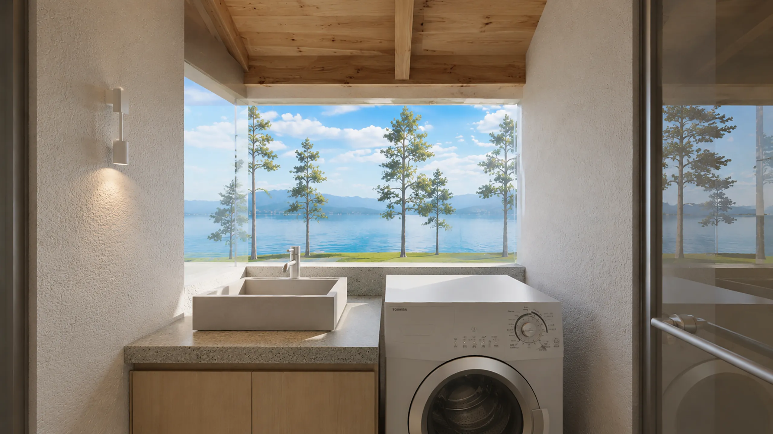 Lake View Vanity Room