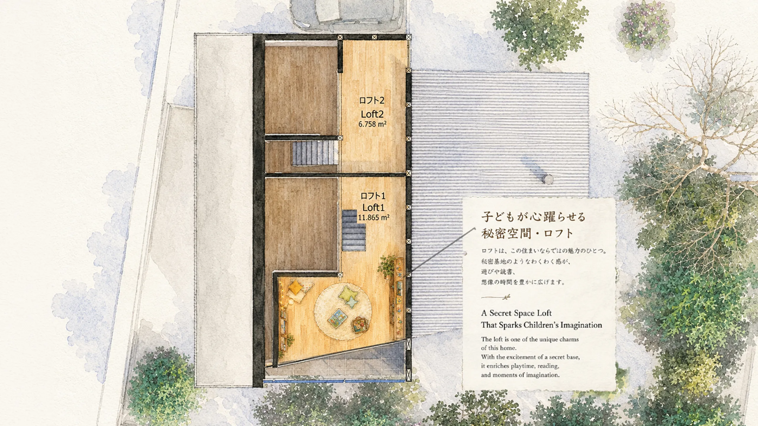 Loft Secret Hideaway Plan
